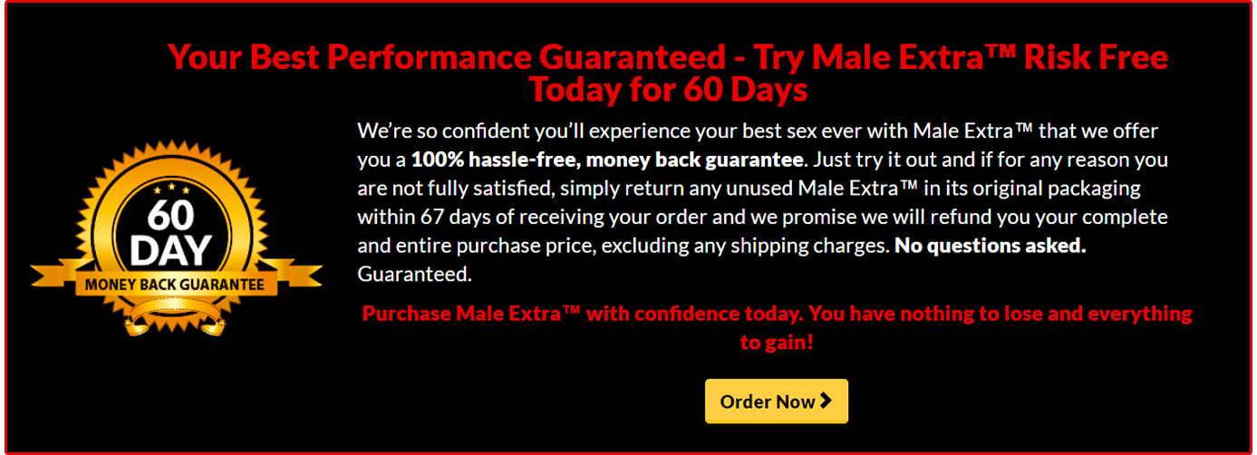 Male Extra guarantee