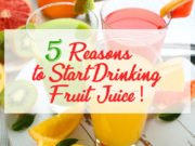 Drinking Fruit Juice