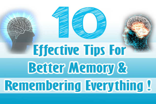 Tips For Better Memory