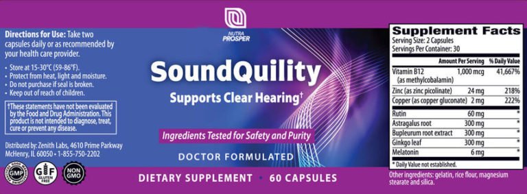 SoundQuility ingredients