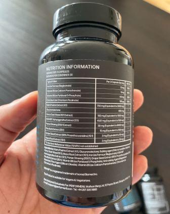 Performer 8 Supplement Facts