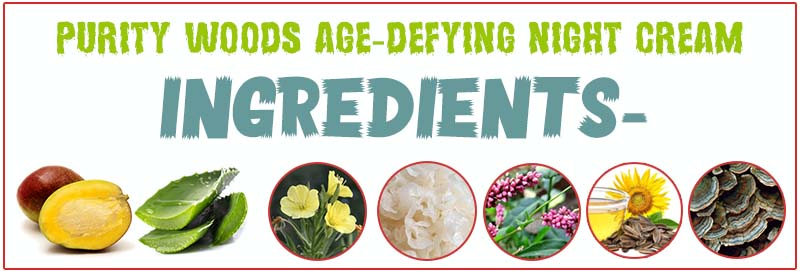 Age-Defying Night Cream ingredients