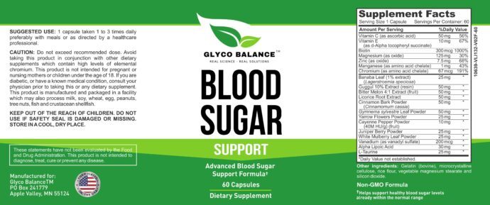 GlycoBalance Ingredients