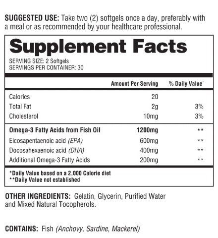 Omega 3 ingredients