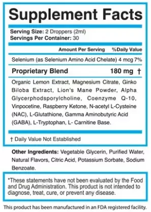 Cerebrozen ingredients