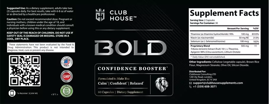 Clubhouse Bold Ingredients