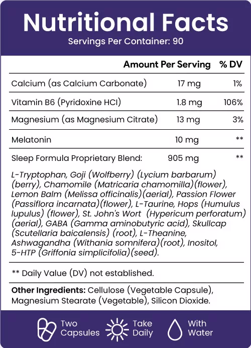 sleep support plus Ingredients