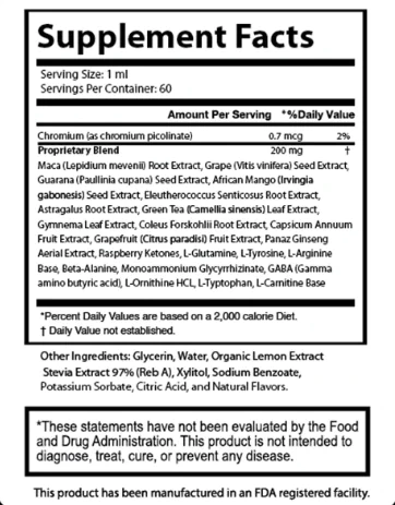 Audifort Ingredients