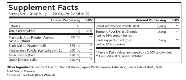 Paratarget Ingredients