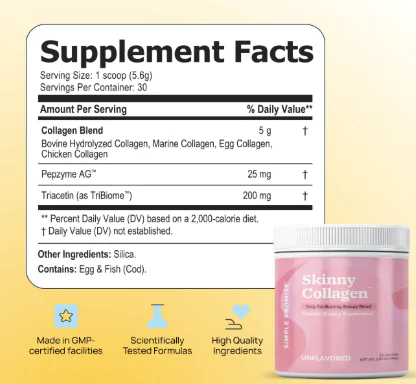 Simple Promise Skinny Collagen Ingredients